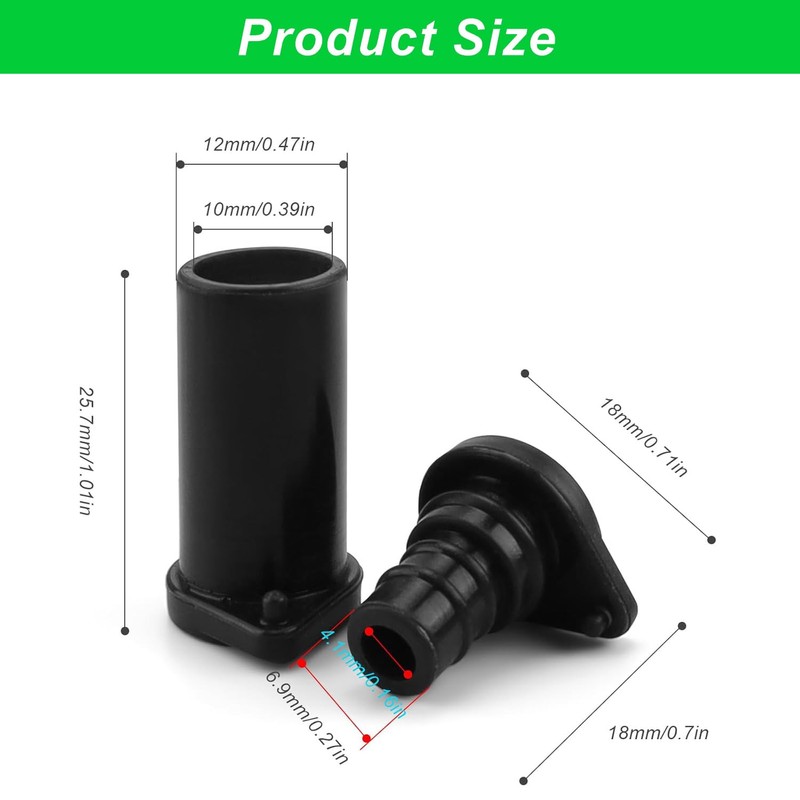 Bateria Power 100 Pairs Solar Connector Caps, IP68 Weather Resistant