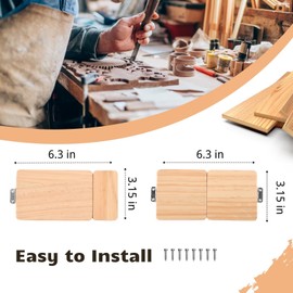 Wooden Busy Board DIY Parts - Wooden Door Set-Sensory Board Parts -Wooden Activity PartsMontessori Educational Items-Sensory Wall Materials