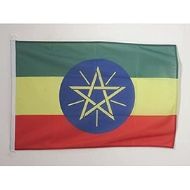 AZ FLAG - Flagge Äthiopien - 90x60 cm - Demokratische Bundesrepublik Äthiopien Fahne 60 x 90 Cm Aussenverwendung - Flaggen