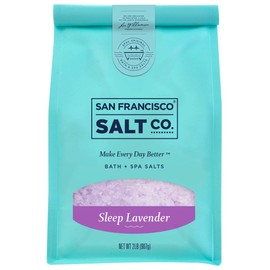 Sleep Lavender Bath Salts 10 lb. Bulk Bag by San Francisco Salt Company