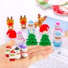 LanMa 30PC Christmas Erasers for Kids Animal Puzzle Eraser Desk