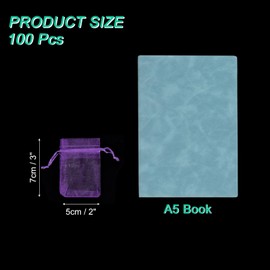 sourcing map 100 Pcs Deep Purple Organza Bags 2 x 3 Inch Mini Mesh Drawstring Gift Bags Small Jewelry Pouches Bags for Wedding Festival Party Gift Favor