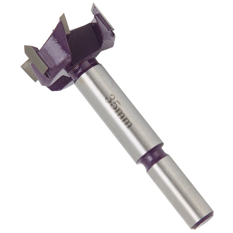 Concealed Hinge Jig Bit 3 Flute Woodworking Hole Punch Drill