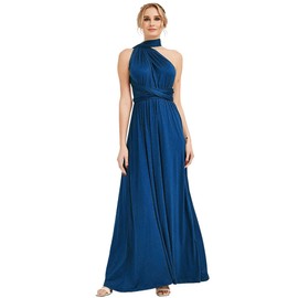 Convertible Multi-Way Bridesmaid Dress Infinity Wrap One Dress More Styles Stretchy Flowing Maxi for Women NZ001