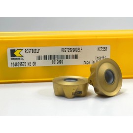 Kennametal RCGT86ELF RCGT250900ELF New Carbide Inserts 1612009 Grade KC725M 5pcs