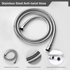 TapLong Adjustable Shower Slide Bar Combo 3-Function Handheld Shower Head,Slide