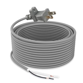 36ft Vacuum Cleaner Power Cord 17AWG 12 Amp Replacement for Shark Navigator Lift-Away Pro NV355CS NV356 NV356E NV356K NV356KCS NV357 Upright Vacuum Compatible With Bissell Power Force HELIX # 2191