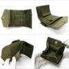 Cham PUEBLO CMSP-012 NAVY Trifold Wallet, Mini Wallet, Coin Purse,