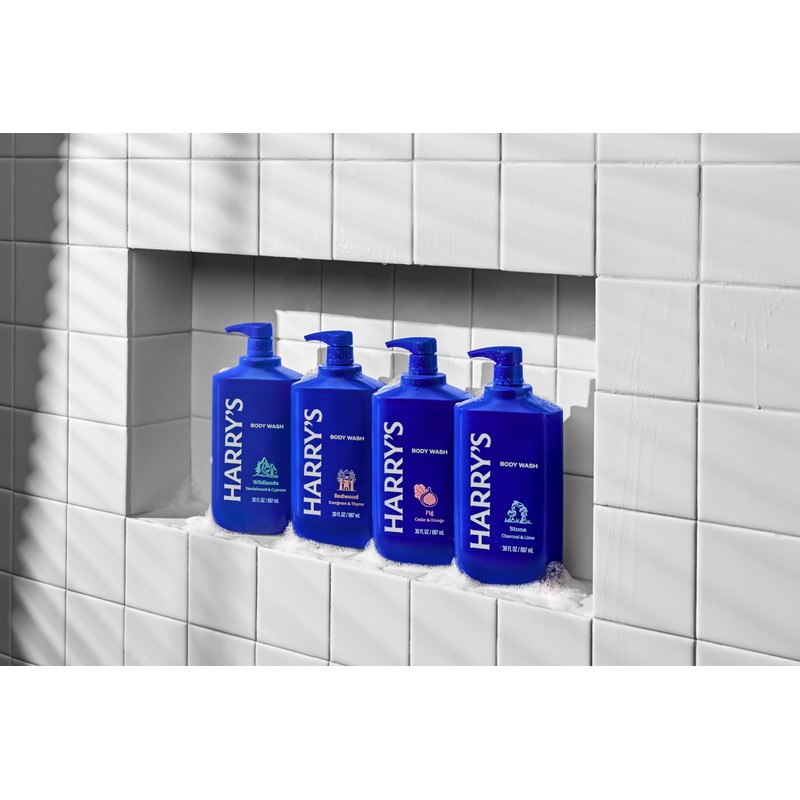 Harry's Men's Body Wash Shower Gel, Stone Scent, 30 oz
