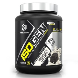 Forzagen | Proteína Isogen | 24 g de Proteína | Whey Protein Isolate | 40,5 Servicios | Sabor Galletas con Crema| Post Entrenamiento | Bajo en Carbs | 2,5lb (1,13 kg)