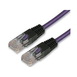 Kabel, CAT 5E Crossover, 0,5 m, Violett, 1 Stück