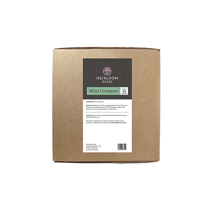 Heirloom Roses Mint Compost - Top Soil Amendment for Rose