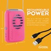 O2COOL Portable Neck Personal Travel USB Battery Powered Adjustable Lanyard
