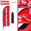 Buryeah Entrance Banner Sign Kit with Enter Here Yard Sign