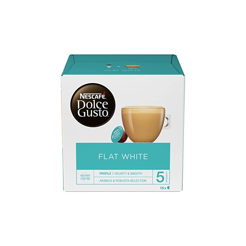 Nescaf Dolce Gustto Flat White 16 Capsules