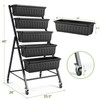 Suyncll Vertical Raised Garden Bed Planter Box,5 Tiers Vertical Garden