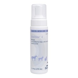 TrizCHLOR 4 Mousse for Dogs, Cats and Horses, 7.1 Ounce