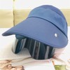 Women's Sun Visor with Sunglasses, UV Protection, Sun Barn Protection,