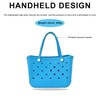 YUIXLIN Rubber Beach Tote Bag Large Waterproof Washable Tip Proof