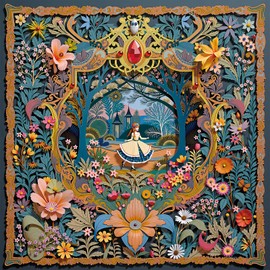 Naturelish Fairyland Jigsaw Puzzles for Adults 1000 Pieces, Fairytale World Challenging Puzzles Perfect for Game Night, Great Gift Idea,Size 24x24 in