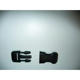 ACW 1 inch X 2.5 inch  Black Side Squeeze Plastic Buckle 15 PER pack CSR.1.0
