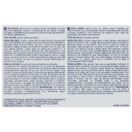 Sisbela Reafirm Instant Reducing Serum for Bags and Dark Circles - Box of 5 units of 2 ml (10 ml). Deliplus. Avoid sensitive skin