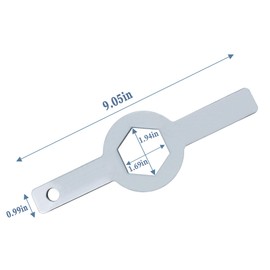 HNF TB123A Washer Spanner Wrench For GE Washing machine WX5X1325, WX05X1325 (1-11/16" GE Washer Only) HD Tub Nut Spanner Wrench/Tool (Set of 1)