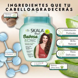 Crema Hidratante Skala Expert Babosa 1kg Rizos 2 En 1                                                                                                 