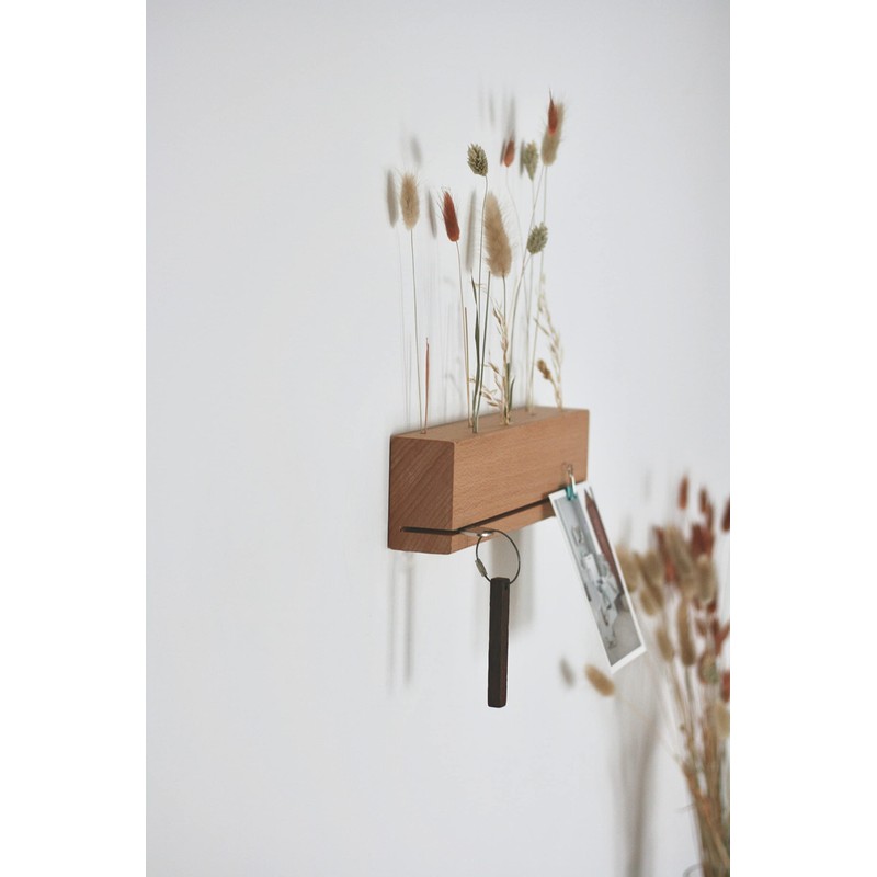 anaan Edge Wooden Key Holder, Dried Flower Stand, Flowergram, Key
