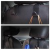 Car Headrest Hooks Luggage Rack Car Hook Black Load Capacity