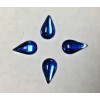 Unbranded Teardrop Glass Sapphire Blue Flat-back Rhinestones Lot of 144