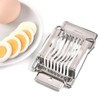 Eierschneider Edelstahl, Eischneidewerkzeug, Eierharfe, Eierpiekser, Kartoffelschneider, Wachteleierschere, Egg Slicer, Profi
