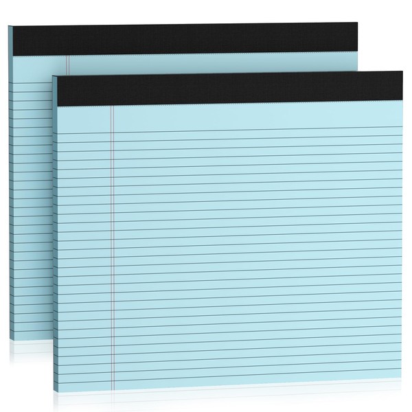 2 Pack Note Pads 11" x 9.5" Legal Pads College