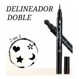 3 Delineadores Color Negro, Maquillaje Larga Duración                                                                                                 