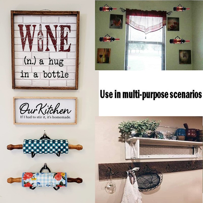 AUXPhome Pack of 4 – Rolling Pin Holder Display Rack