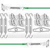 M6 Mounting Set Robust Awning Stainless Steel Hardware Kit for