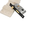 Infinity Decor Fire Rated Aged Bronze Euro Profile Mortice Sash