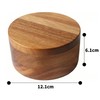 HillSpring Multipurpose Spice Box, Acacia Wood Salt and Pepper Shakers