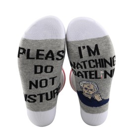 TSOTMO 2 Pairs Crime Show Gift Please Do Not Disturb I’m Watching Socks True Crime Lover Gift (Date sock)