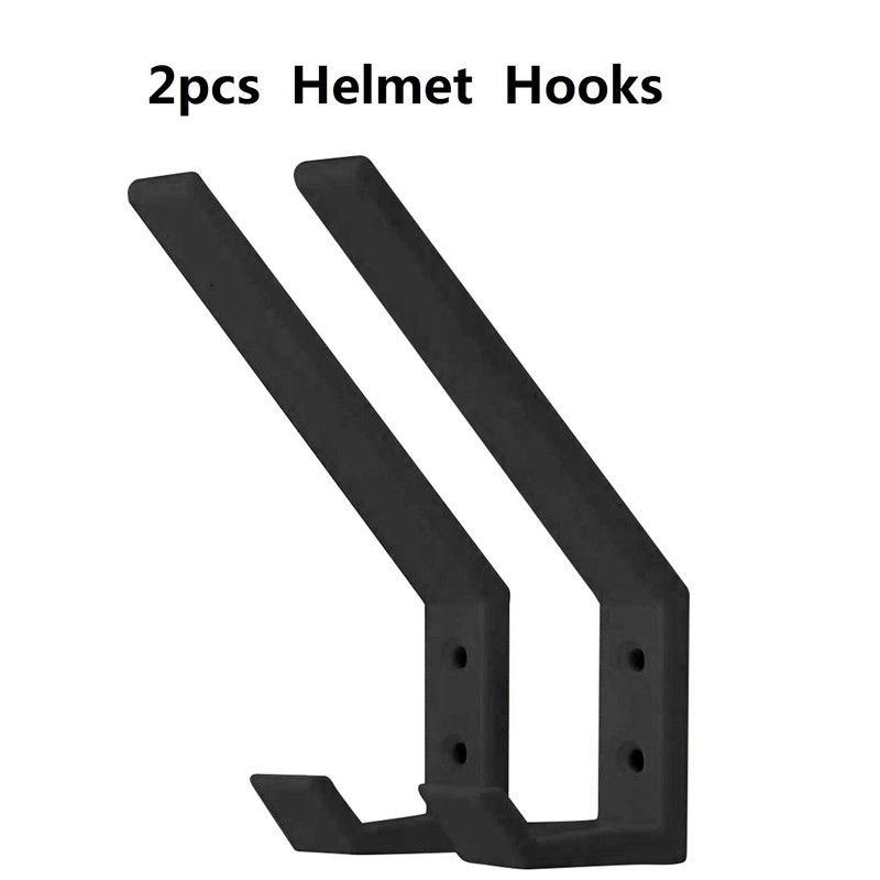 Newyuan 2 Pieces Motorcycle Helmet Holder Hooks Jackets Bags Fabric