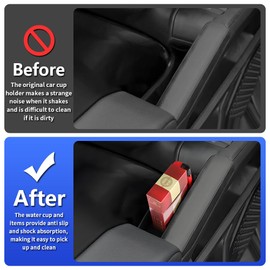 LUNQIN Car Door Side Storage Tray for Toyota Tacoma 2024 2025 Auto Interior Accessories Front Armrest Insert Organizer Box Bag Vehicle Accessory (2pcs Front Door Side Storage Box)