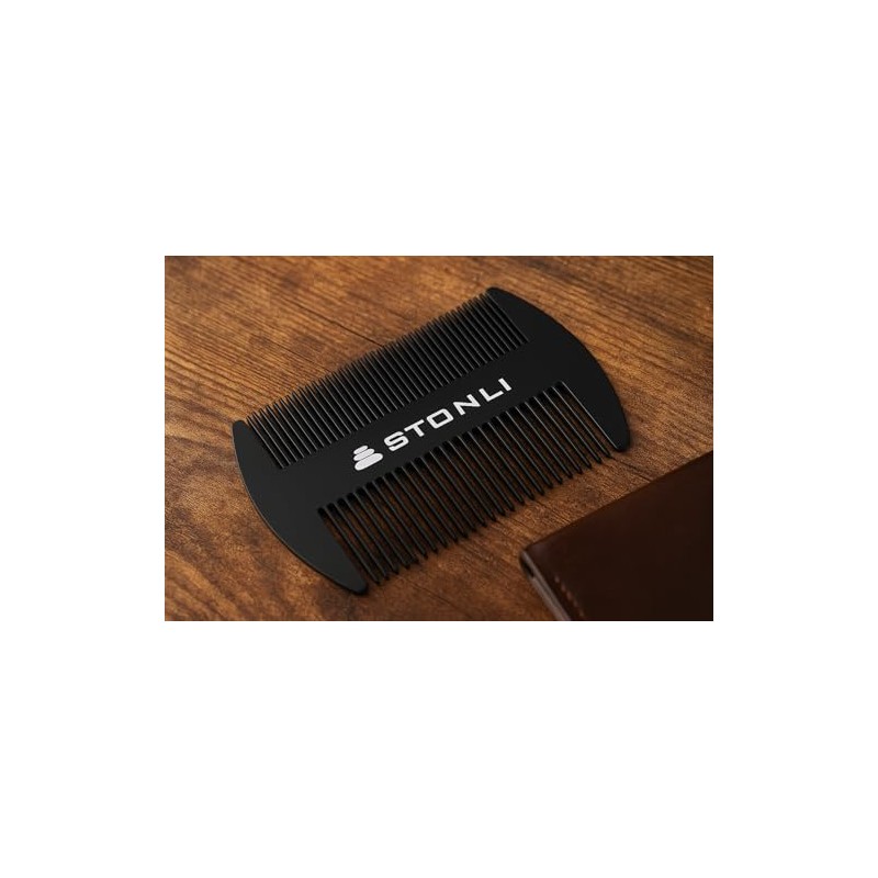 Metal Beard & Moustache Comb for Men
