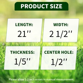 91-128 Lawn Mower Blades, Compatible with Country Clipper H1708, H1667, H2500, 7079371, 60293, Replace for 60" Deck High-Lift Mulching Blades, 3 Packs