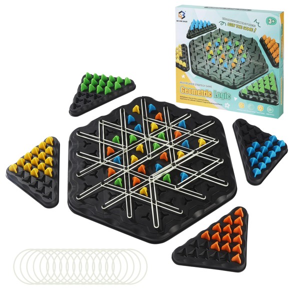Triggle Game, Funny Chains Triangle Game, Chain Triangle Game, Strategy