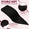 Benehair Double Weft Straight Silky Remy Invisible Sew in Hair