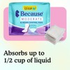 Because Incontinence Pads for Women – Moderate Absorbency for Light
