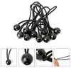 10 in Heavy Duty Elastic Black Ball Bungees Tarp -