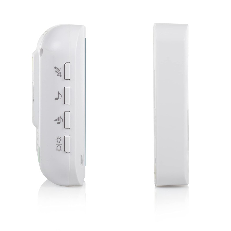 Byron Wireless Portable Doorbell Set, Touch Free Door Push, Wave