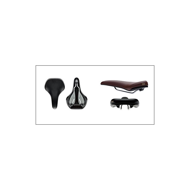 VENO Shell Saddle, Brown, Brown