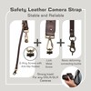 4J LEDR Camera Strap,Camera Harness for One Camera,Leather Camera Strap